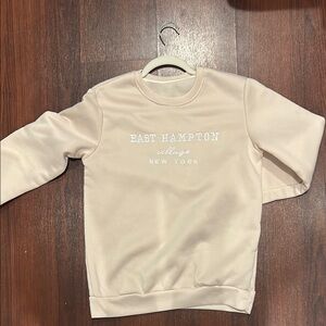 East Hampton Cream Sweatshirt